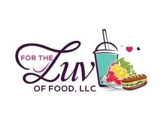 For the Luv of Food, LLC logo design by gogo
