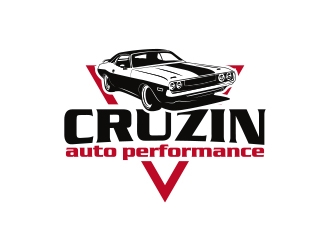 Cruzin auto performance  logo design by Eliben