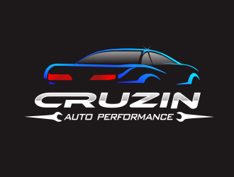 Cruzin auto performance  logo design by YONK