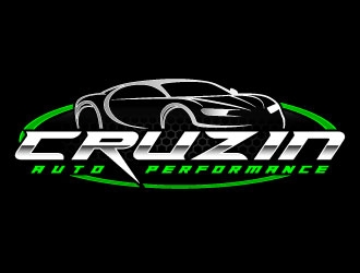 Cruzin auto performance  logo design by daywalker