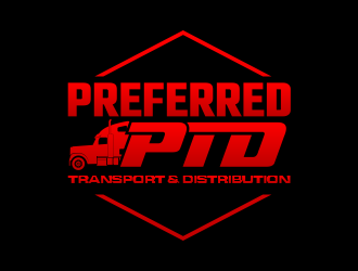 PREFERRED Transport & Distribution; PTD,  logo design by beejo