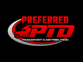 PREFERRED Transport & Distribution; PTD,  logo design by beejo