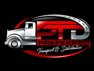 PREFERRED Transport & Distribution; PTD,  logo design by Suvendu