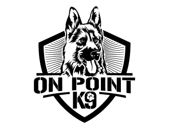 On Point K-9 logo design by jaize