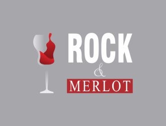 Rock n Merlot logo design by ManishKoli