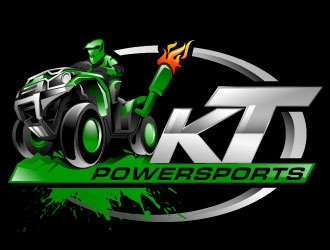 KT Powersports logo design by Suvendu