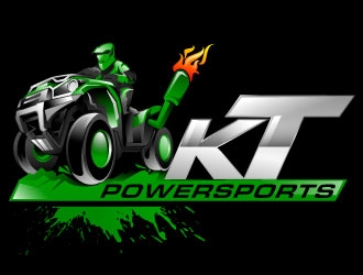 KT Powersports logo design by Suvendu