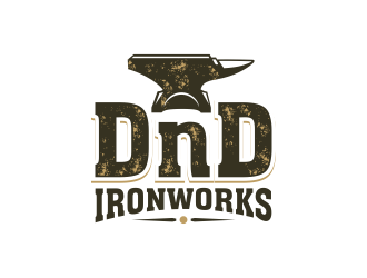 DnD Ironworks logo design by ingepro