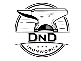 DnD Ironworks logo design by gogo