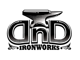 DnD Ironworks logo design by gogo