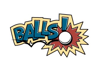 BALLS! logo design by SOLARFLARE