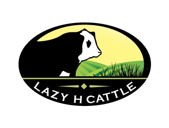 Lazy H Cattle logo design by nexgen