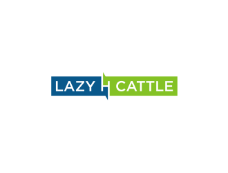 Lazy H Cattle logo design by vostre