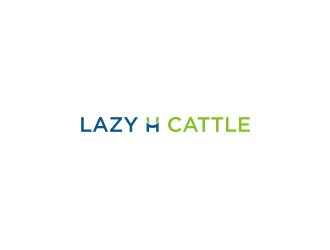 Lazy H Cattle logo design by vostre