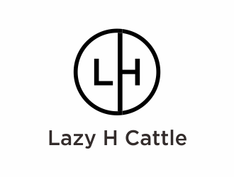 Lazy H Cattle logo design by afra_art