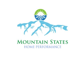 Mountain States Home Performance logo design by AYATA