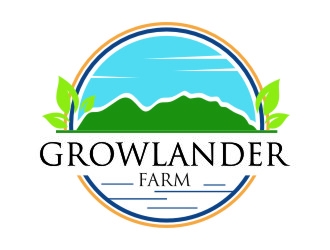 Growlander Farm logo design by jetzu