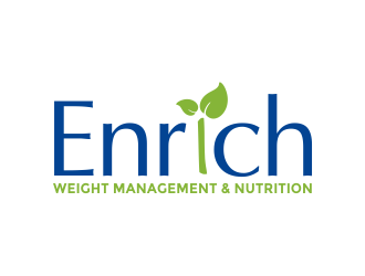 Enrich - Weight Management & Nutrition logo design by aldesign
