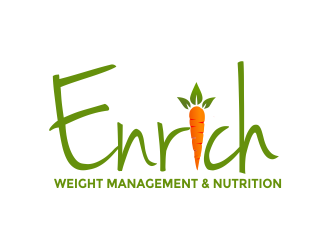 Enrich - Weight Management & Nutrition logo design by aldesign