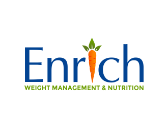 Enrich - Weight Management & Nutrition logo design by aldesign