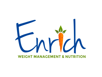 Enrich - Weight Management & Nutrition logo design by aldesign