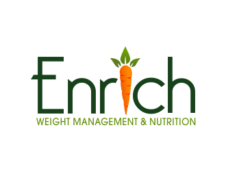 Enrich - Weight Management & Nutrition logo design by aldesign