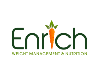 Enrich - Weight Management & Nutrition logo design by aldesign