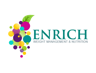Enrich - Weight Management & Nutrition logo design by coco