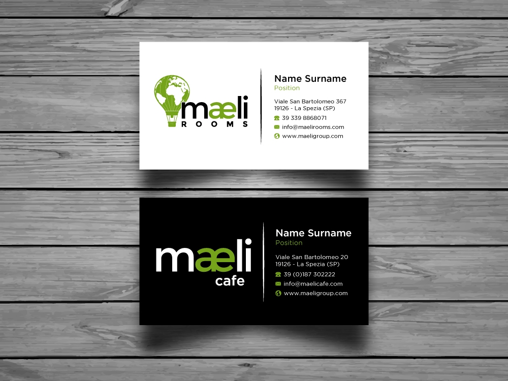 maeli rooms logo design by labo