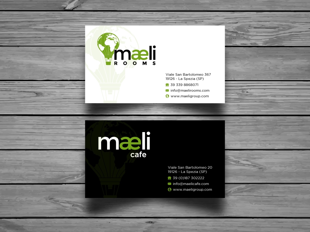 maeli rooms logo design by labo