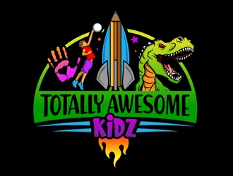 Totally Awesome Kidz logo design by DreamLogoDesign