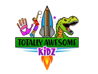 Totally Awesome Kidz logo design by DreamLogoDesign