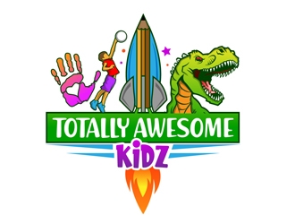 Totally Awesome Kidz logo design by DreamLogoDesign