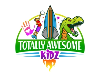 Totally Awesome Kidz logo design by DreamLogoDesign