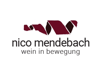 nico medenbach - wein in bewegung logo design by yippiyproject