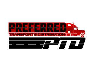 PREFERRED Transport & Distribution; PTD,  logo design by beejo
