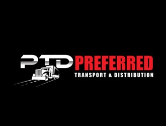 PREFERRED Transport & Distribution; PTD,  logo design by frontrunner