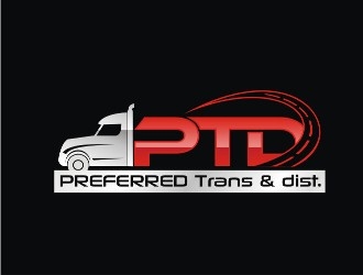 PREFERRED Transport & Distribution; PTD,  logo design by rizuki