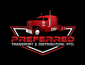 PREFERRED Transport & Distribution; PTD,  logo design by zakdesign700