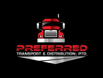PREFERRED Transport & Distribution; PTD,  logo design by zakdesign700