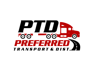 PREFERRED Transport & Distribution; PTD,  logo design by done