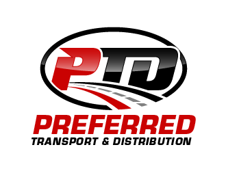 PREFERRED Transport & Distribution; PTD,  logo design by THOR_