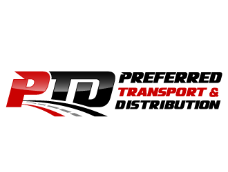 PREFERRED Transport & Distribution; PTD,  logo design by THOR_