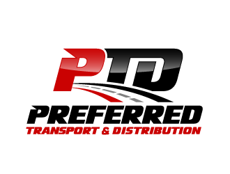 PREFERRED Transport & Distribution; PTD,  logo design by THOR_