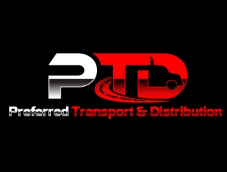 PREFERRED Transport & Distribution; PTD,  logo design by ZQDesigns