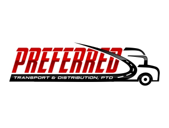 PREFERRED Transport & Distribution; PTD,  logo design by excelentlogo