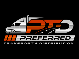 PREFERRED Transport & Distribution; PTD,  logo design by IrvanB