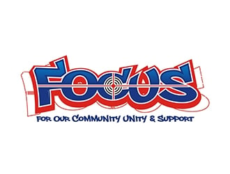 FOCUS: For Our Community Unity & Support logo design by gitzart
