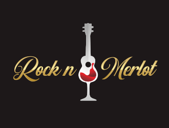Rock n Merlot logo design by YONK