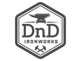 DnD Ironworks logo design by jaize